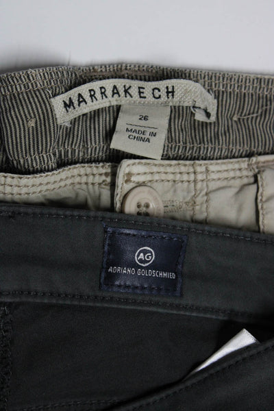 AG Adriano Goldschmied Marrakech Womens Skinny Jeans Pants Gray Size 25 26 Lot 2