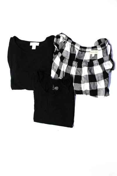Joie Rachel Parcell Cloth & Stone Womens Shirts Black White Size XL M L Lot 3