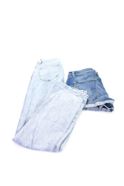 McGuire Pistola Womens Denim Shorts Straight Leg Jeans Blue Size 24 27 Lot 2