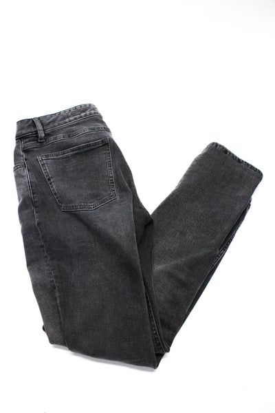 Closed Men's Five Pockets Button Closure Straight Leg Denim Pant Black Size 31