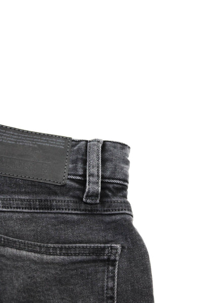 Closed Men's Five Pockets Button Closure Straight Leg Denim Pant Black Size 31