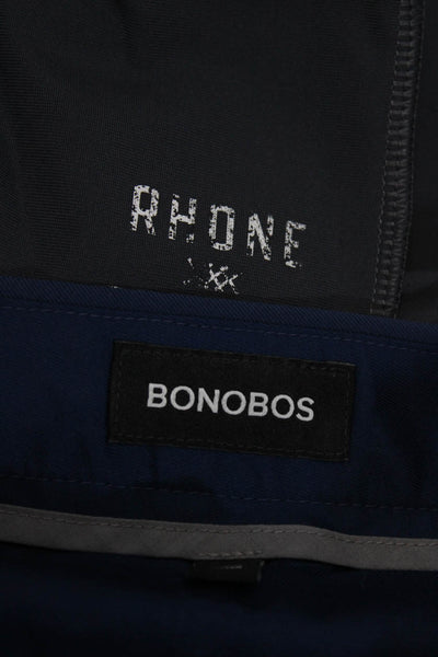 Bonobos Men's Hook Closure Flat Front Straight Leg Dress Pant Blue Size 33 Lot 2