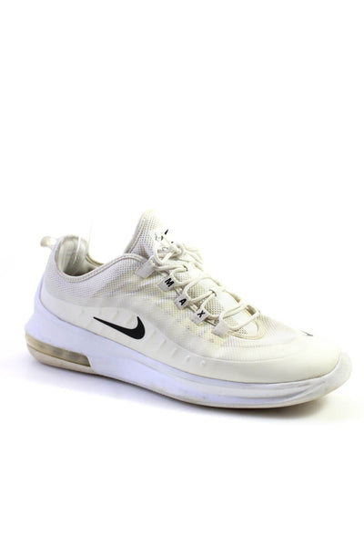 Nike Mens Mesh Lace Up Low Top Running Sneakers White Size 11.5