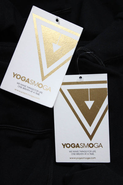 Yoga Smoga Women's Pull-On Full Length Tippy Toe Legging Black Size 8 Lot 2