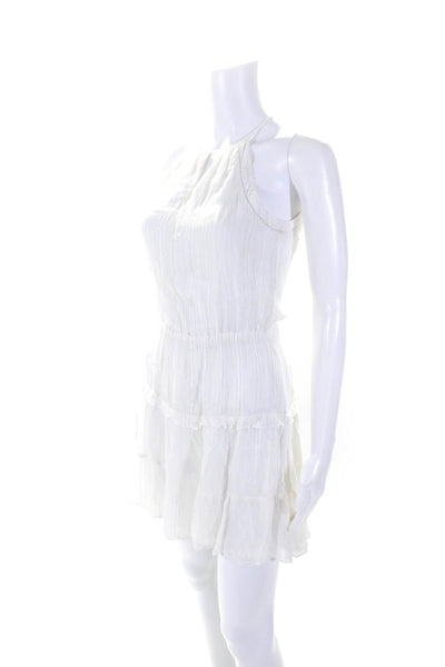 Parker Womens Bruna Dress White Size XS 13632996