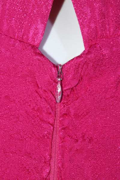 krisa Womens Pink High Low Surplice Dress Pink Size LR 12719281