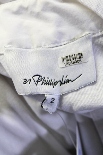 3.1 Phillip Lim Womens Short Sleeve Utility Dress Brown Size 2 13589903