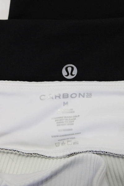 Lululemon Carbon 38 Womens Athletic Skort Crop Leggings Black Size 6 Medium Lot2