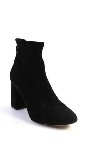 Club Monaco Womens Suede Zip Up Ankle Boots Black Size 39 9