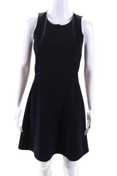 Madewell Womens Sleeveless Knee Length A Line Dress Navy Blue Size 2