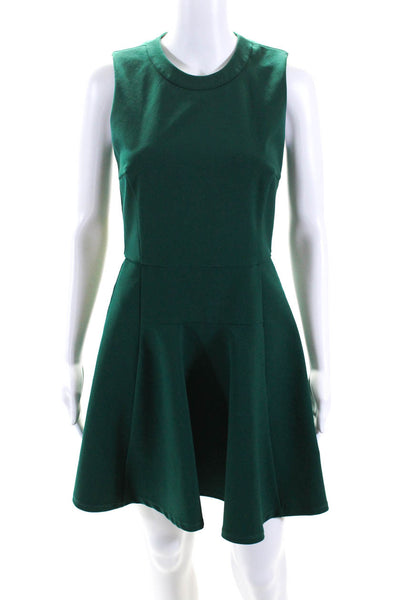 Madewell Womens Sleeveless Knee Length A Line Dress Emerald Green Size 2