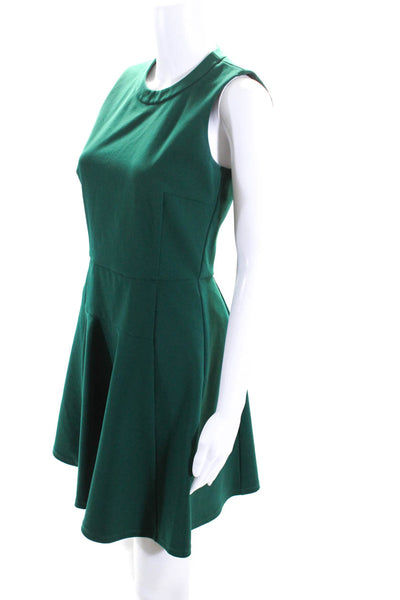 Madewell Womens Sleeveless Knee Length A Line Dress Emerald Green Size 2