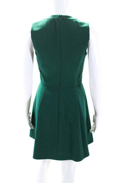 Madewell Womens Sleeveless Knee Length A Line Dress Emerald Green Size 2