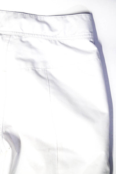 Obermeyer Girls Buttoned Darted Zipped Straight Leg Snow Pants White Size M