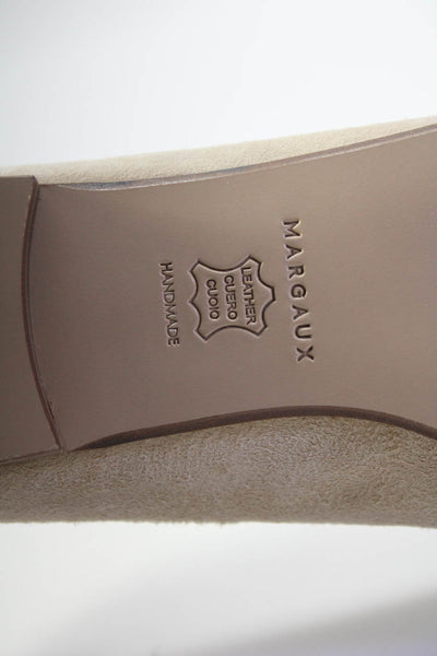 Margaux Womens Slip On Round Toe Classic Ballet Flats Natural Suede Size 41N