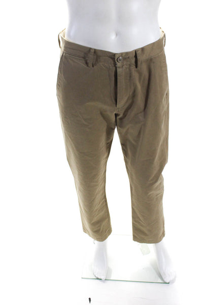 J Crew Mens Urban Slim Broken In Khaki Pants Beige Cotton Size 31X30