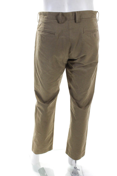 J Crew Mens Urban Slim Broken In Khaki Pants Beige Cotton Size 31X30