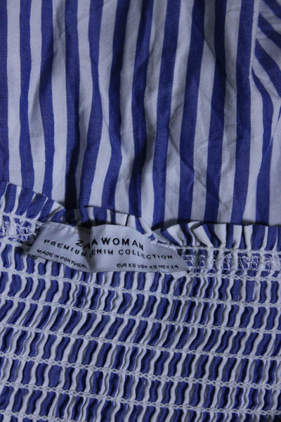 Cloth & Stone Zara Womens Shirt & A-Line Dress Blue Size XS Lot 2