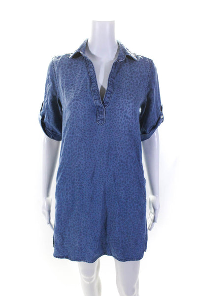 Cloth & Stone Zara Womens Shirt & A-Line Dress Blue Size XS Lot 2