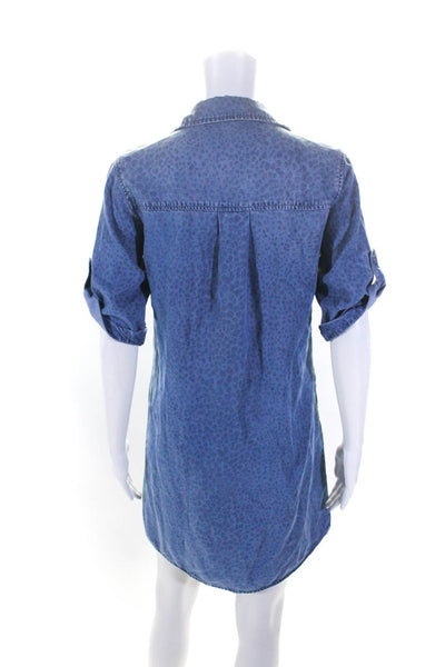 Cloth & Stone Zara Womens Shirt & A-Line Dress Blue Size XS Lot 2