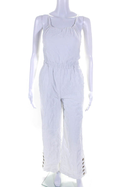SIMKHAI Womens Serenity Jumpsuit White Size SR 14379794