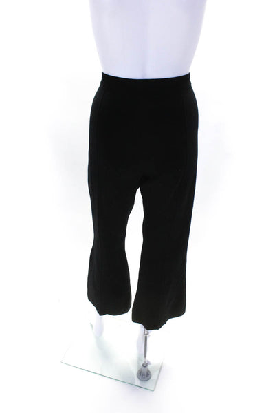 Theory Womens Flare Empire Wool Pants Black Size 6 13800592