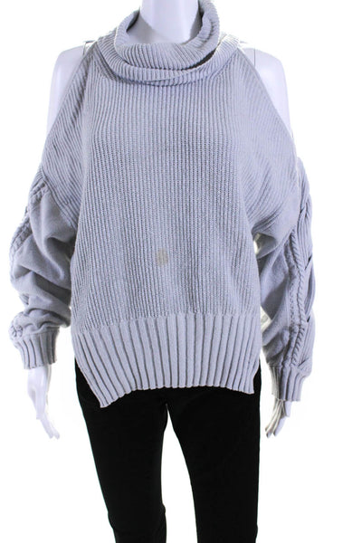 SIMKHAI Womens Chloe Sweater Blue Size M 14615971