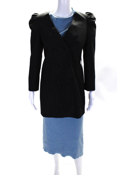 Zara Womens Sweater Blazer Dress Blue Black Size Extra Small Lot 2