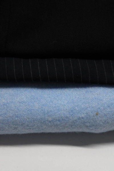 Zara Womens Sweater Vests Blue Black Size Medium Extra Small Lot 3