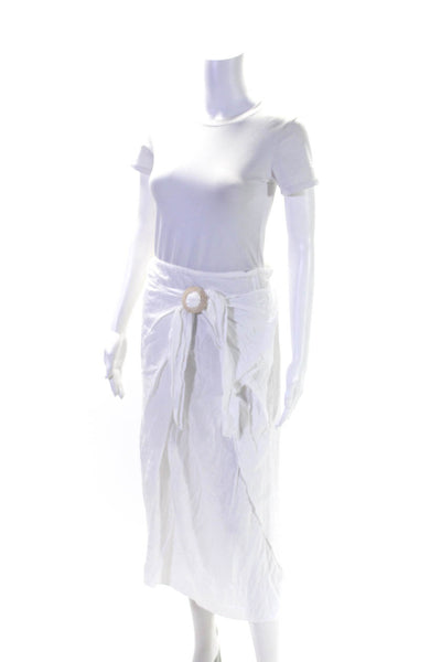 Cool Change Womens Pull On A Line Maxi Skirt White Size Small