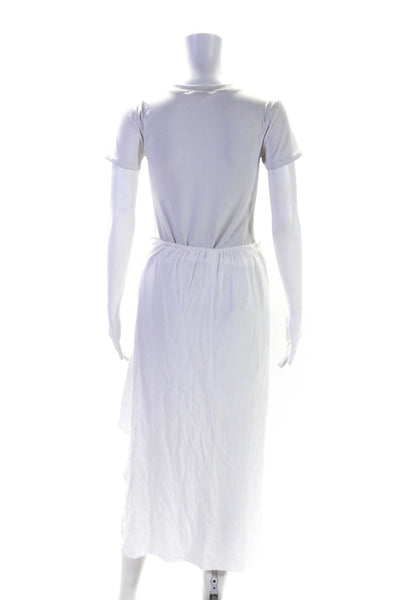 Cool Change Womens Pull On A Line Maxi Skirt White Size Small
