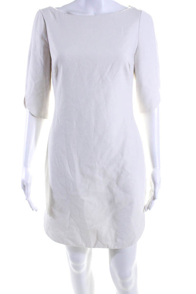 Black Halo Womens Molly Mini Dress White Size 2 13568201