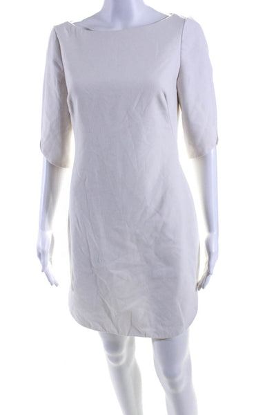 Black Halo Womens Molly Mini Dress White Size 2 13568201