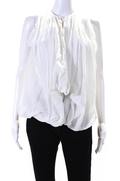 JW Anderson Womens Cocoon Top White Size 12 13922890