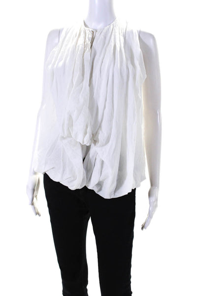 JW Anderson Womens Cocoon Top White Size 10 13922915