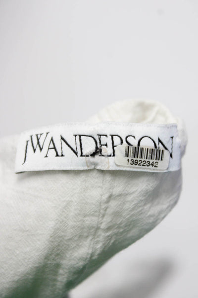 JW Anderson Womens Cocoon Top White Size 12 13922890