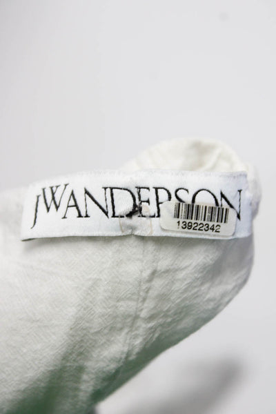 JW Anderson Womens Cocoon Top White Size 10 13922915
