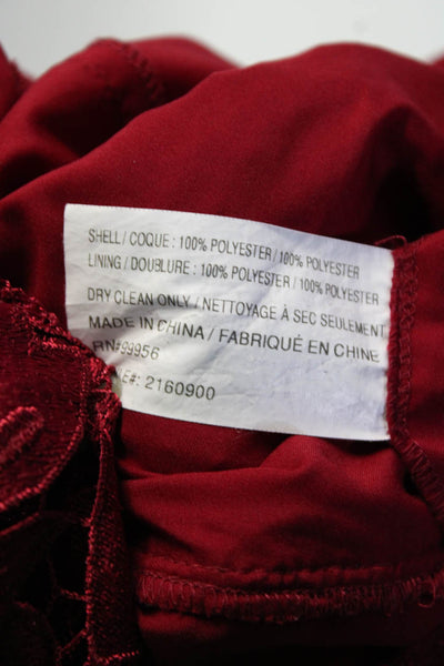 Shoshanna Womens Jolette Dress Red Size 2R 12567370