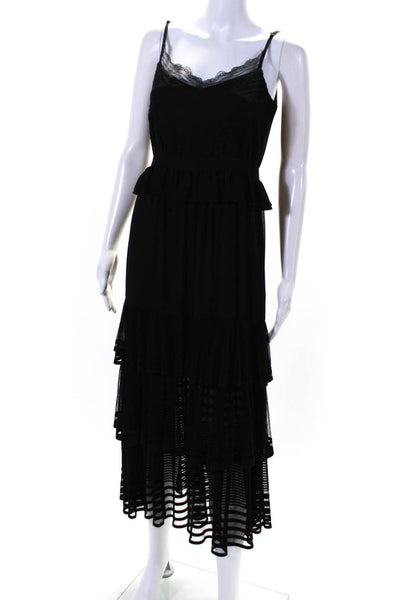 Three Floor Womens Inferno Dress Black Size 2R 12742775