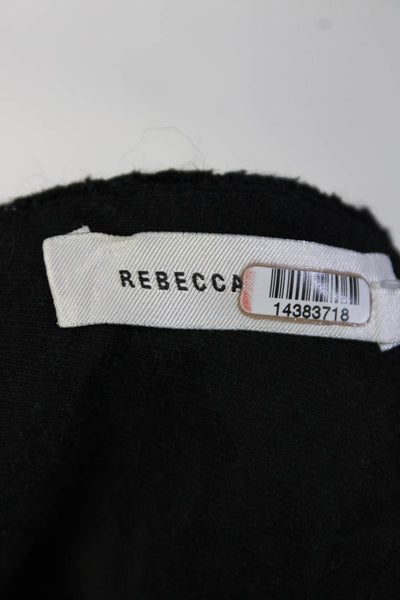 Rebecca Taylor Womens Tweed Jumpsuit Black Size 6R 14383754