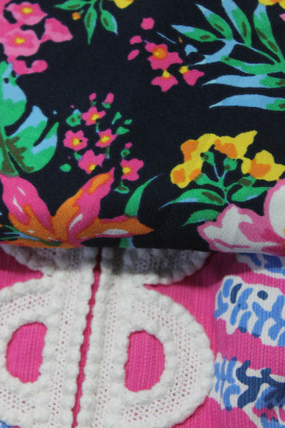 Lilly Pulitzer J Crew Womens Camisole Blouses Pink Multicolor Size 4 XS Lot 2