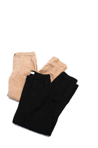 J Crew Everlane Womens Chino Dress Pants Brown Black Size 00 Small Lot 2