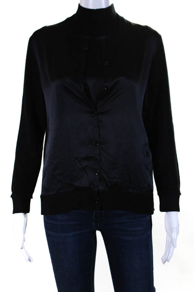 Dorothee Schumacher Womens Button Down Twinset Cardigan Sweater Black Size 3