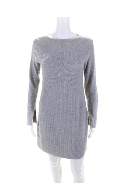 Club Monaco Wayf Womens Sweater Dress Drop Waist Dress Gray Blue Size XS S Lot 2