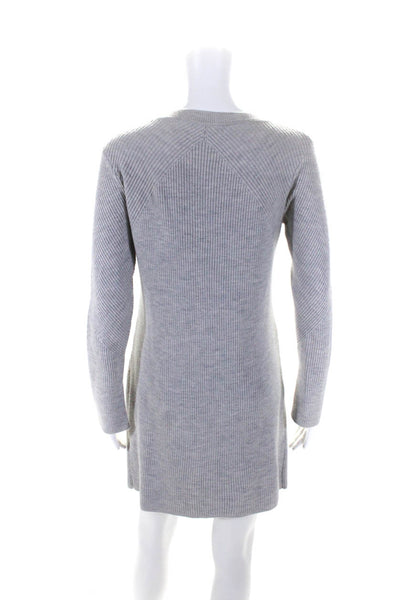 Club Monaco Wayf Womens Sweater Dress Drop Waist Dress Gray Blue Size XS S Lot 2