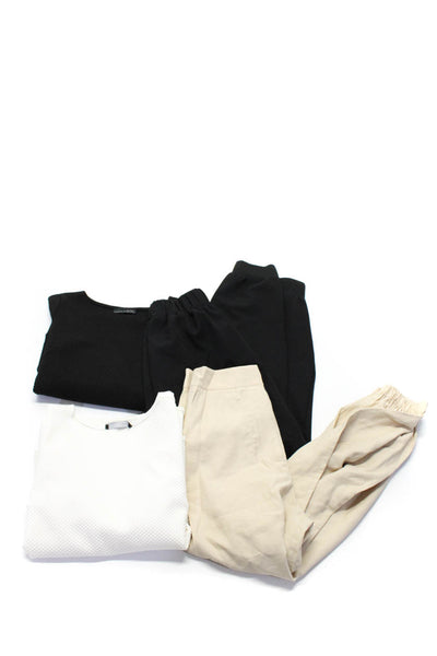 Zara Womens Khaki Pants Joggers Bell Sleeve Top Blouse Size XS Small Lot 4