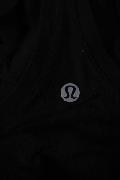 Lululemon Womens Racerback Tank Top Cropped Leggings Black Size 6 Lot 2