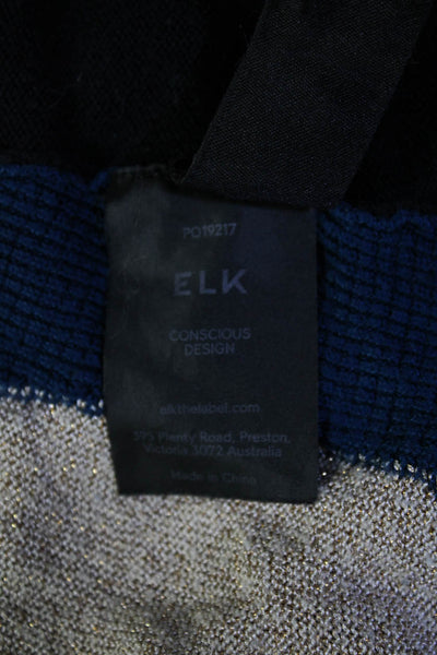 Elk Womens Poppy Sweater Black Size 4 14619676