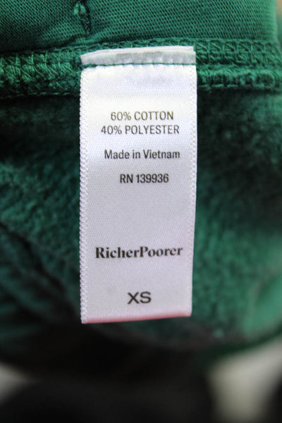 We Wore What Richer Poorer Womens High Waist Sweatpants Beige Green XS Lot 2