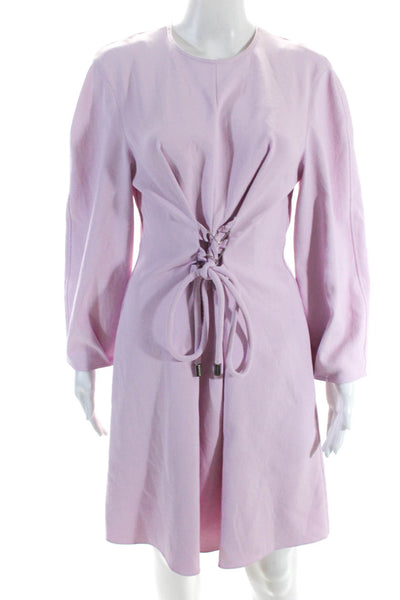 Tibi Womens Chalky Drape Corset Dress Pink Size 8 14126848